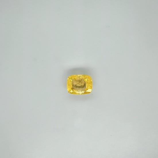 Yellow Sapphire (Pukhraj) 8.76 Ct Lab Tested Yellow Sapphire (Pukhraj) 8.76 Ct Lab Tested